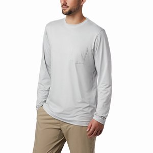 Columbia PFG Slack Tide™ Pocket Långärmad Tröja Herr Grå (UDSTG2685)